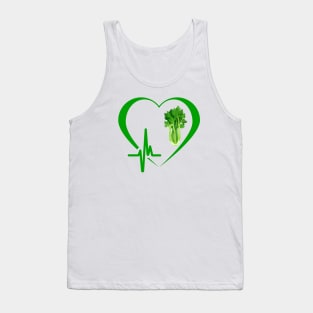 Celery Heartbeat Tank Top